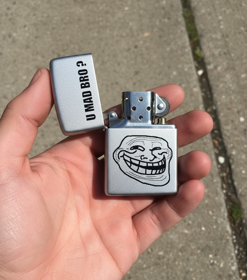 TROLLFACE hand
